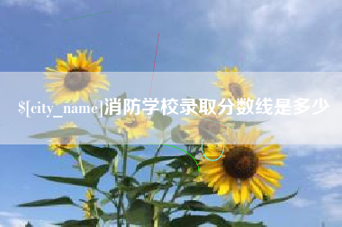 章丘消防学校录取分数线是多少