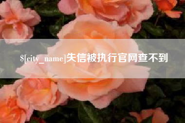 章丘失信被执行官网查不到