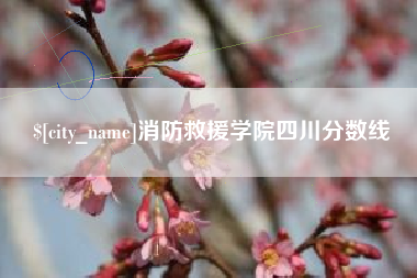 章丘消防救援学院四川分数线