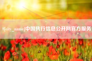章丘中国执行信息公开网官方服务