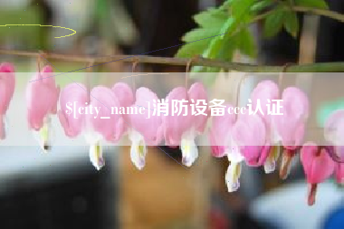 章丘消防设备ccc认证