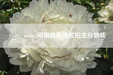 章丘河南消防学校招生分数线