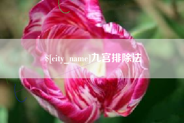 章丘九宫排除法