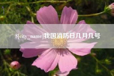 章丘我国消防日几月几号