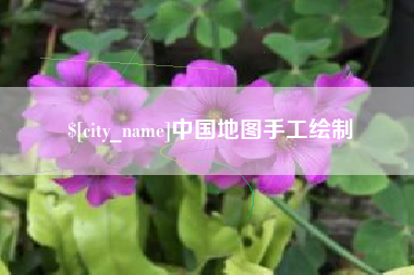 章丘中国地图手工绘制