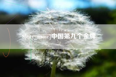 章丘中国第九个金牌