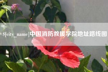 章丘中国消防救援学院地址路线图