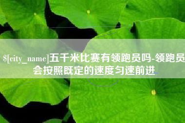 章丘五千米比赛有领跑员吗-领跑员会按照既定的速度匀速前进
