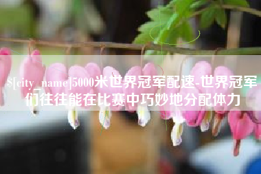 章丘5000米世界冠军配速-世界冠军们往往能在比赛中巧妙地分配体力