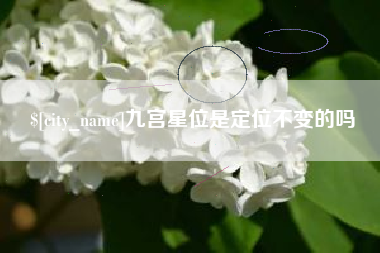 章丘九宫星位是定位不变的吗