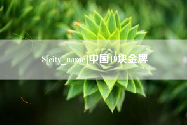 章丘中国19块金牌