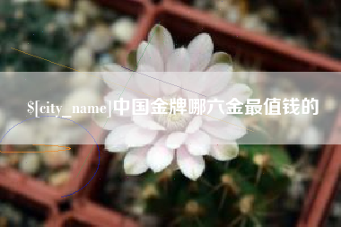章丘中国金牌哪六金最值钱的