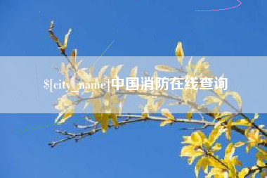 章丘中国消防在线查询