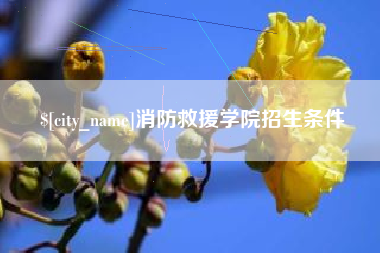 章丘消防救援学院招生条件
