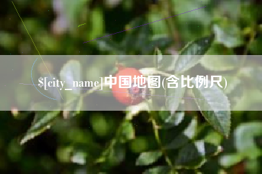 章丘中国地图(含比例尺)