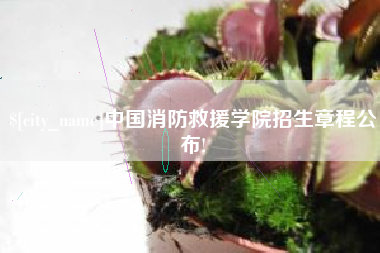 章丘中国消防救援学院招生章程公布!
